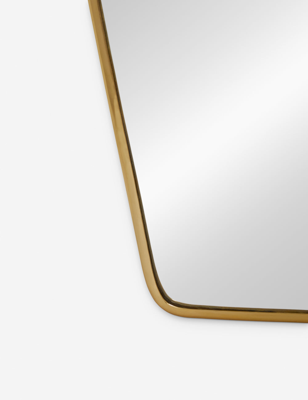 The bottom corner of the Rook golden mirror