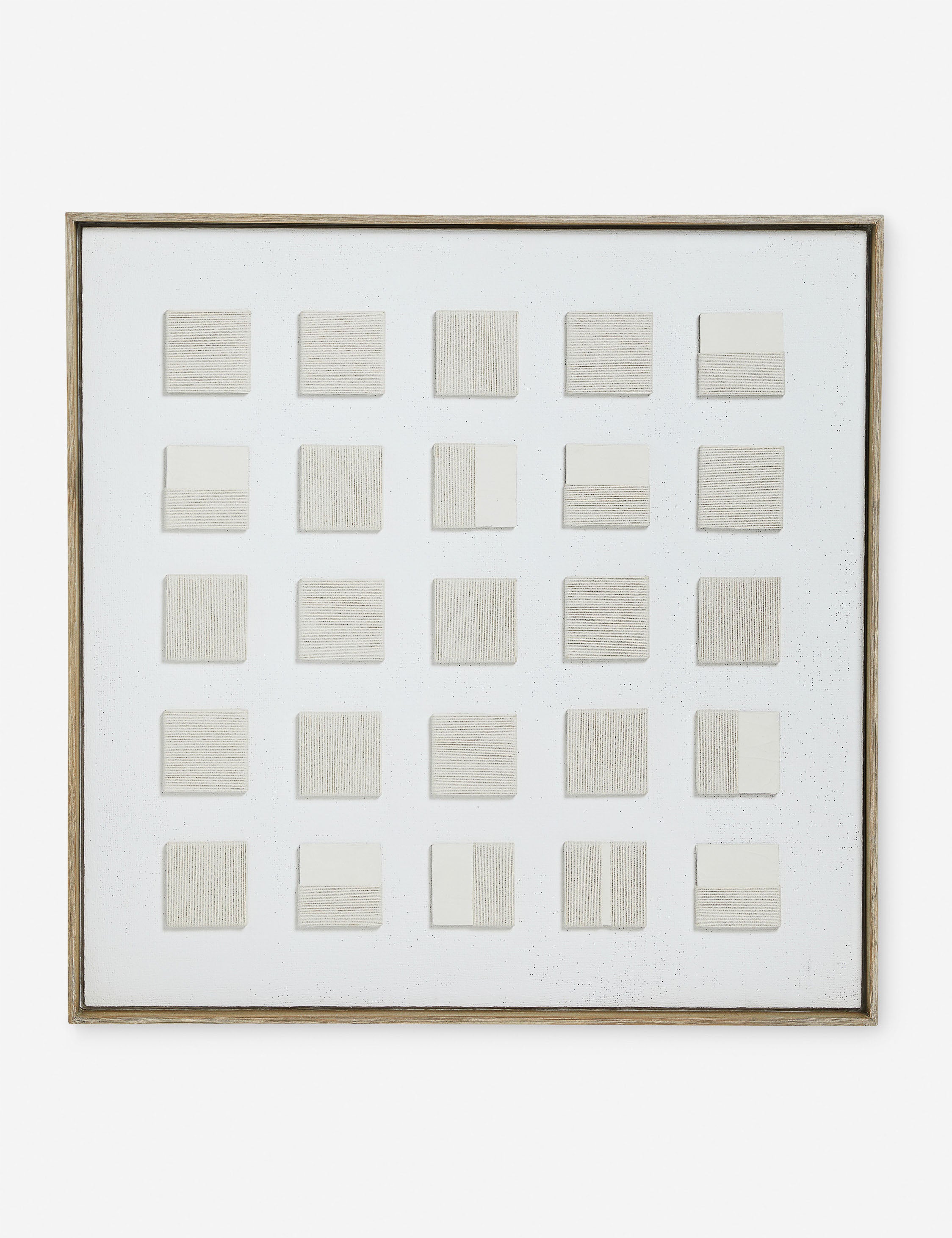 Saldo modern grid framed wall art.