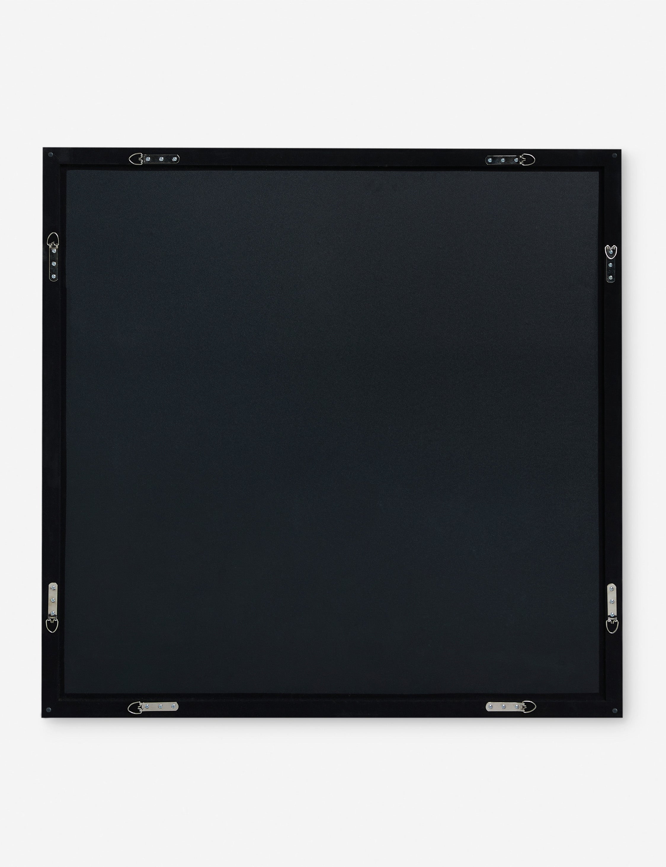 Back of the Saldo modern grid framed wall art.