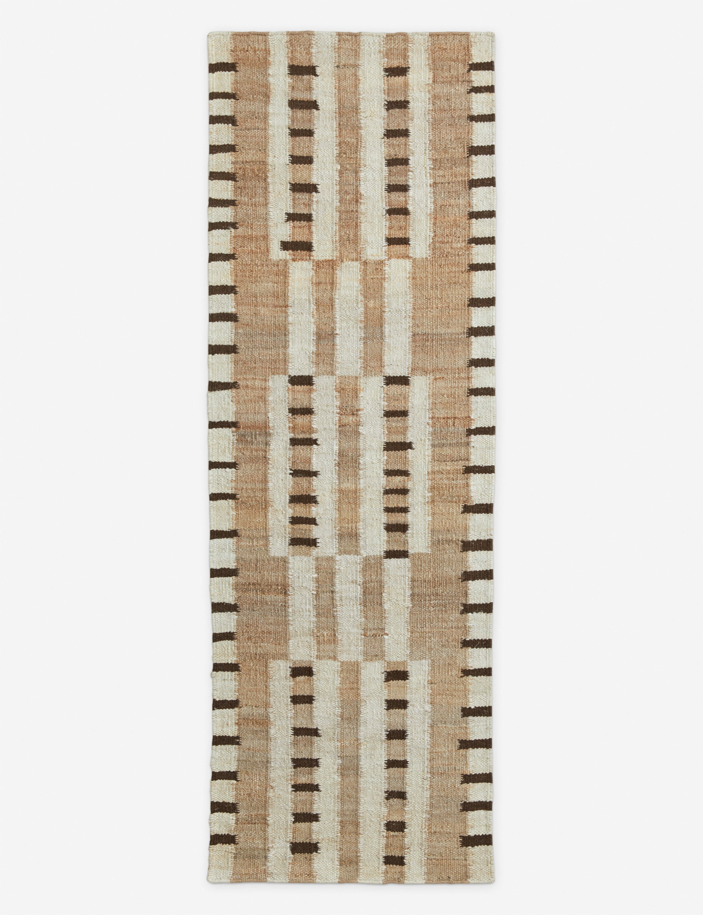 Tempo Flatweave Jute Runner Rug by Elan Byrd.