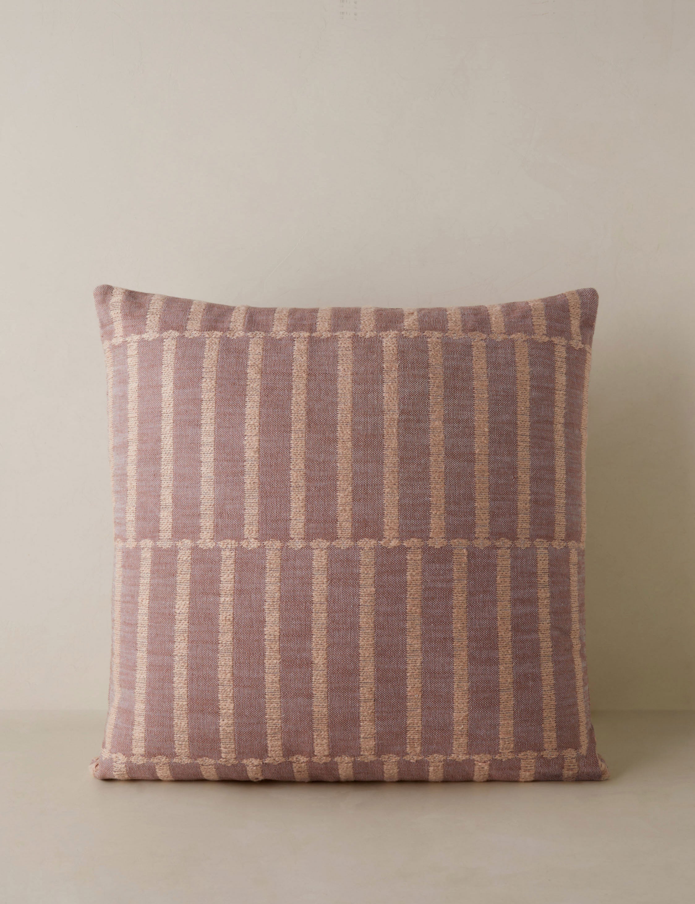 Thisbe offset stripe throw pillow.