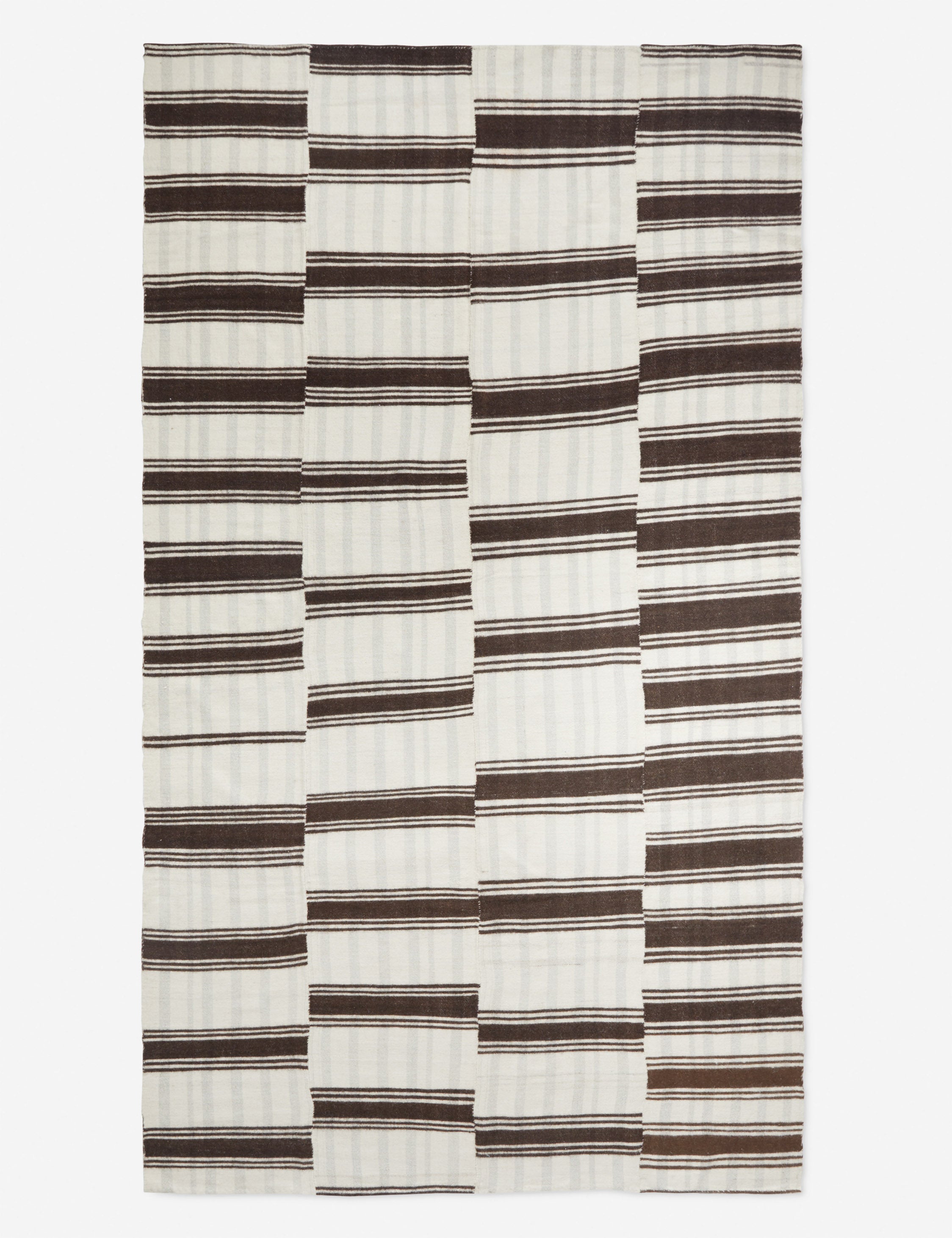 Vintage Kilim Flatweave Wool Rug No. 37, 3'11