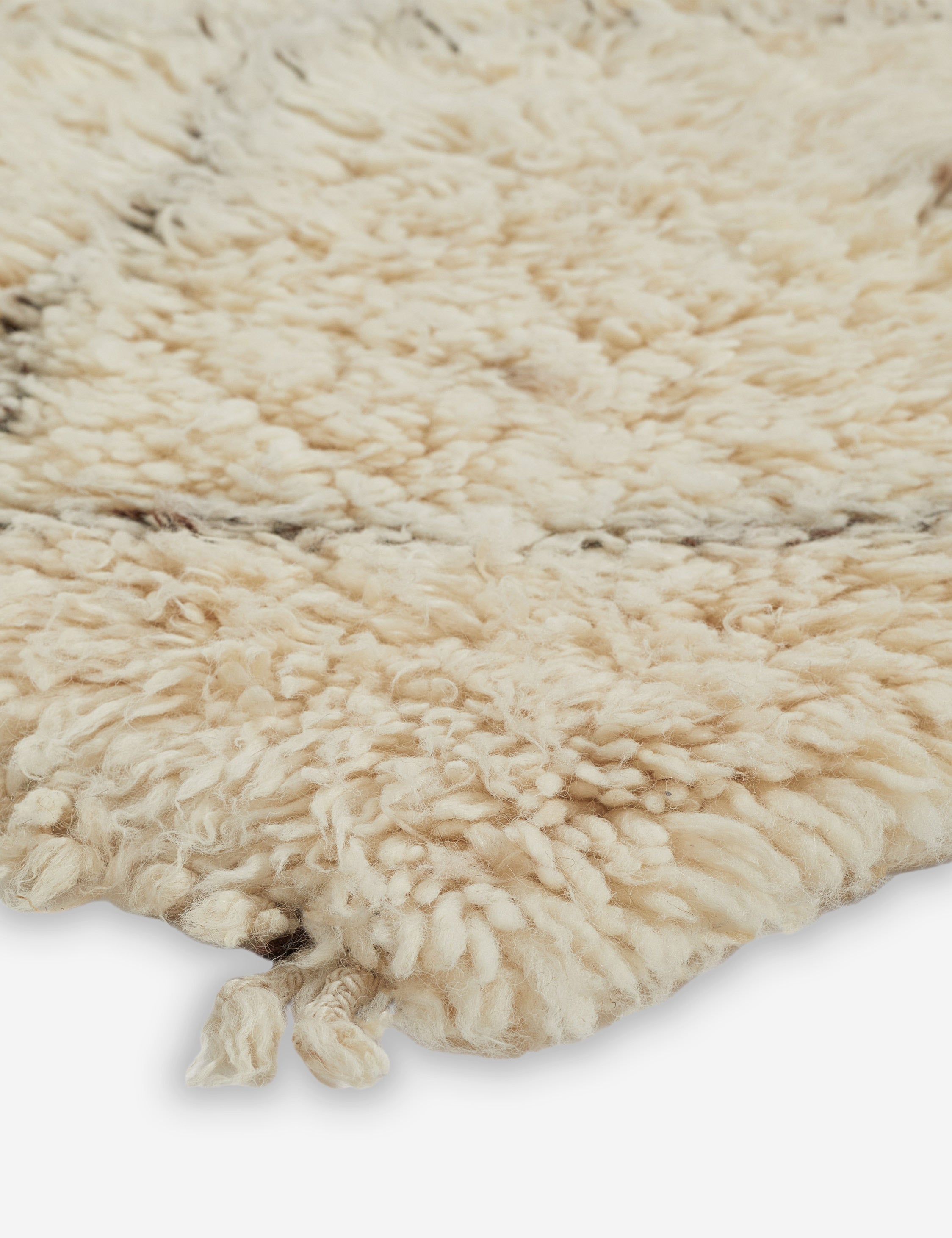 Vintage Moroccan Hand-Knotted Wool Rug No. 14, 5'1