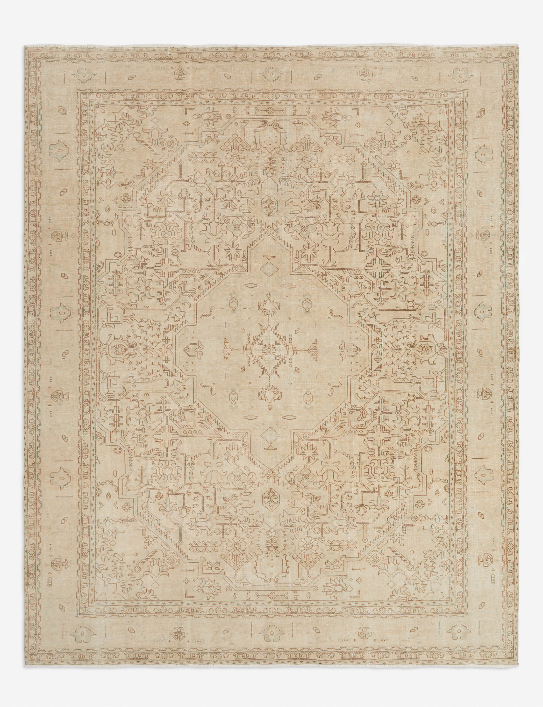 Vintage Turkish Hand-Knotted Wool Rug No. 265, 9'6
