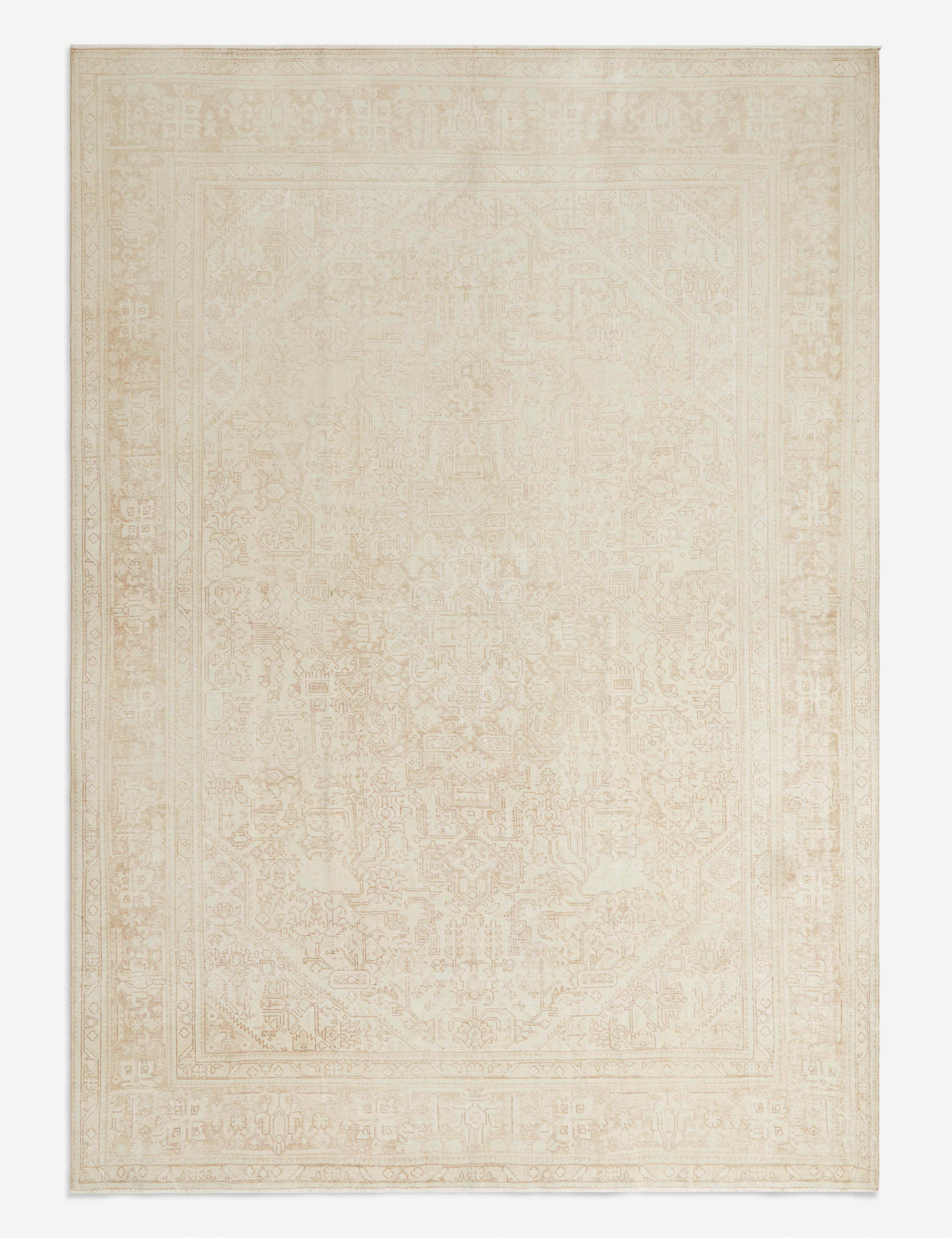 Vintage Turkish Hand-Knotted Wool Rug No. 266, 9'2