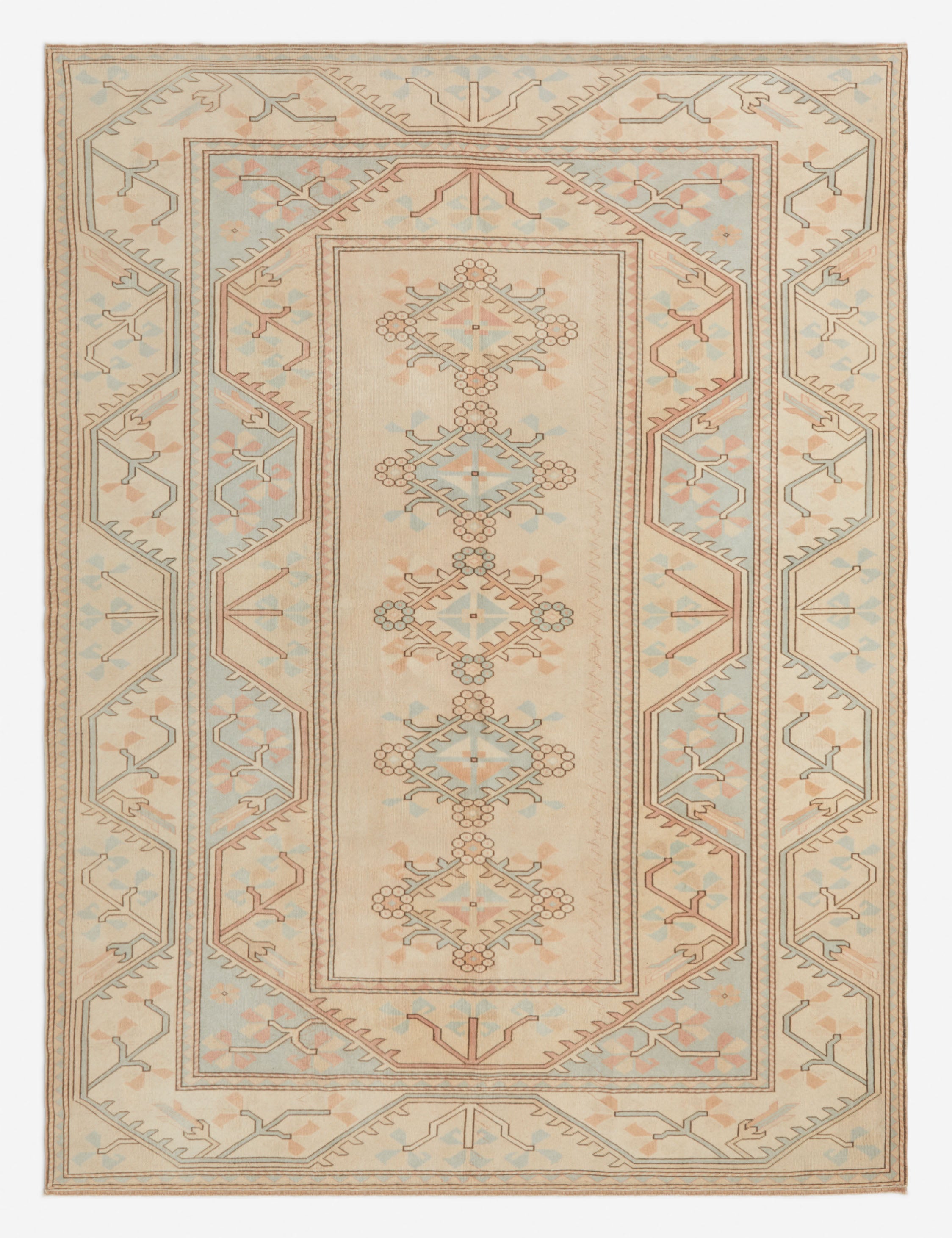Vintage Turkish Hand-Knotted Wool Rug No. 275, 8'10