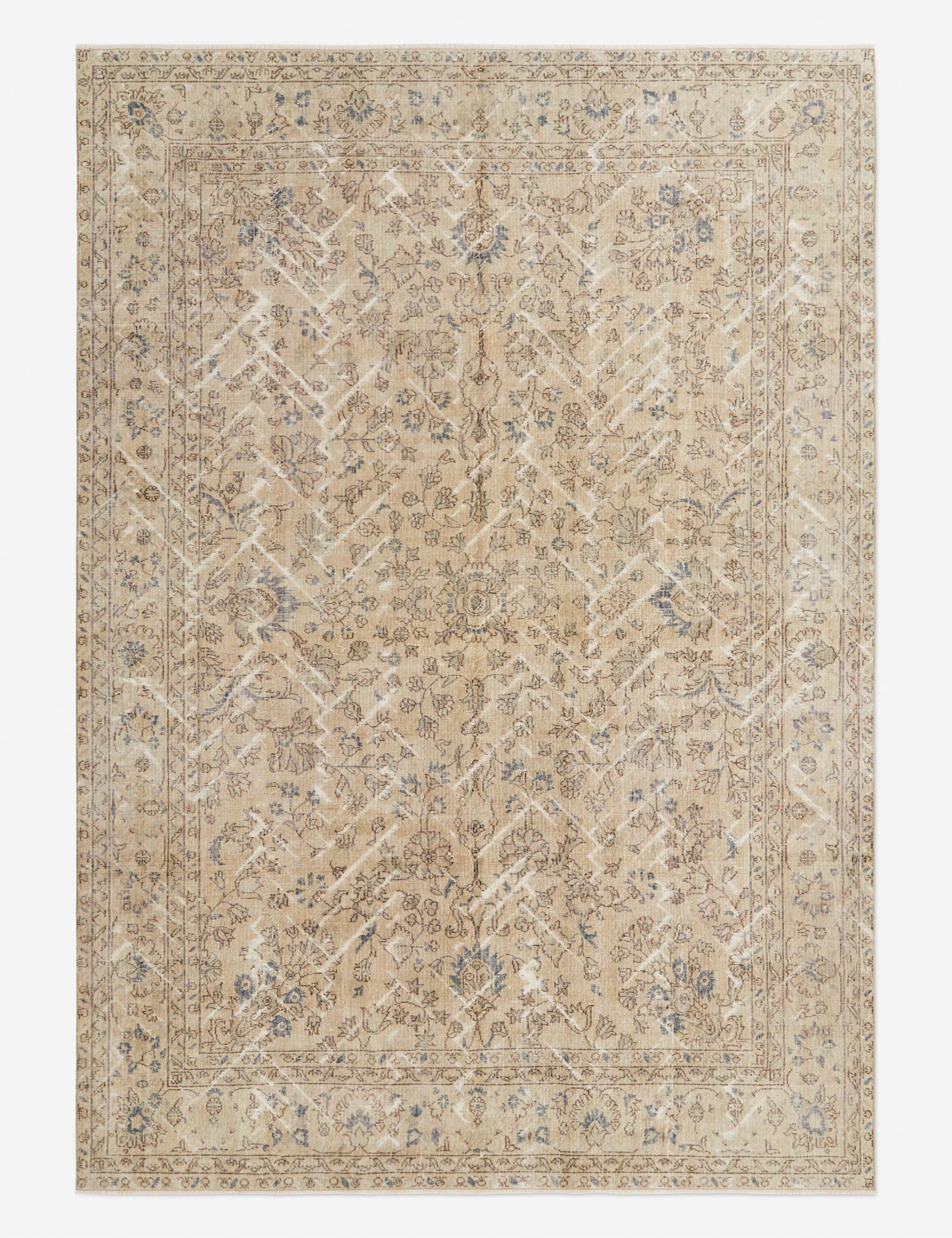 Vintage Turkish Hand-Knotted Wool Rug No. 277, 8'2