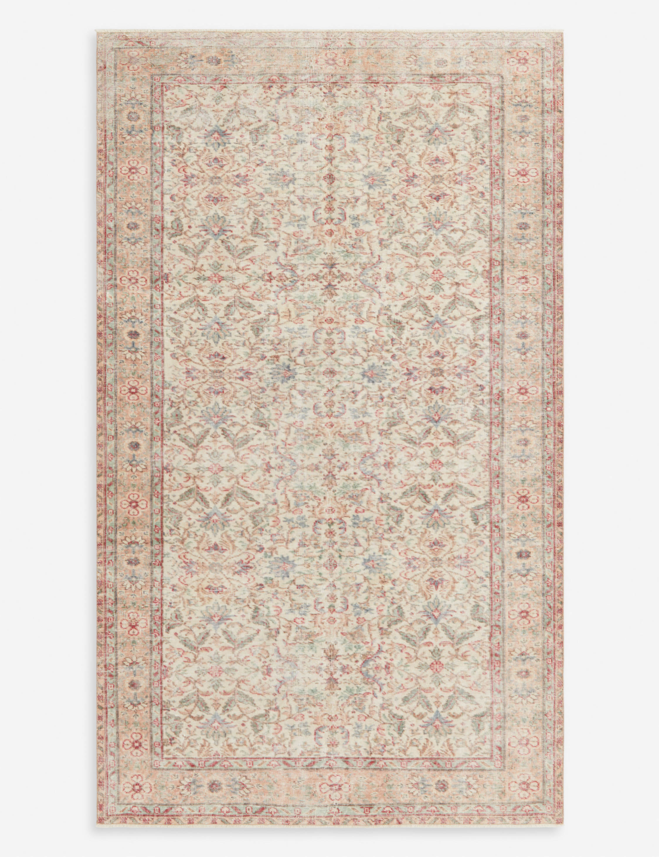 Vintage Turkish Hand-Knotted Wool Rug No. 289, 5'4