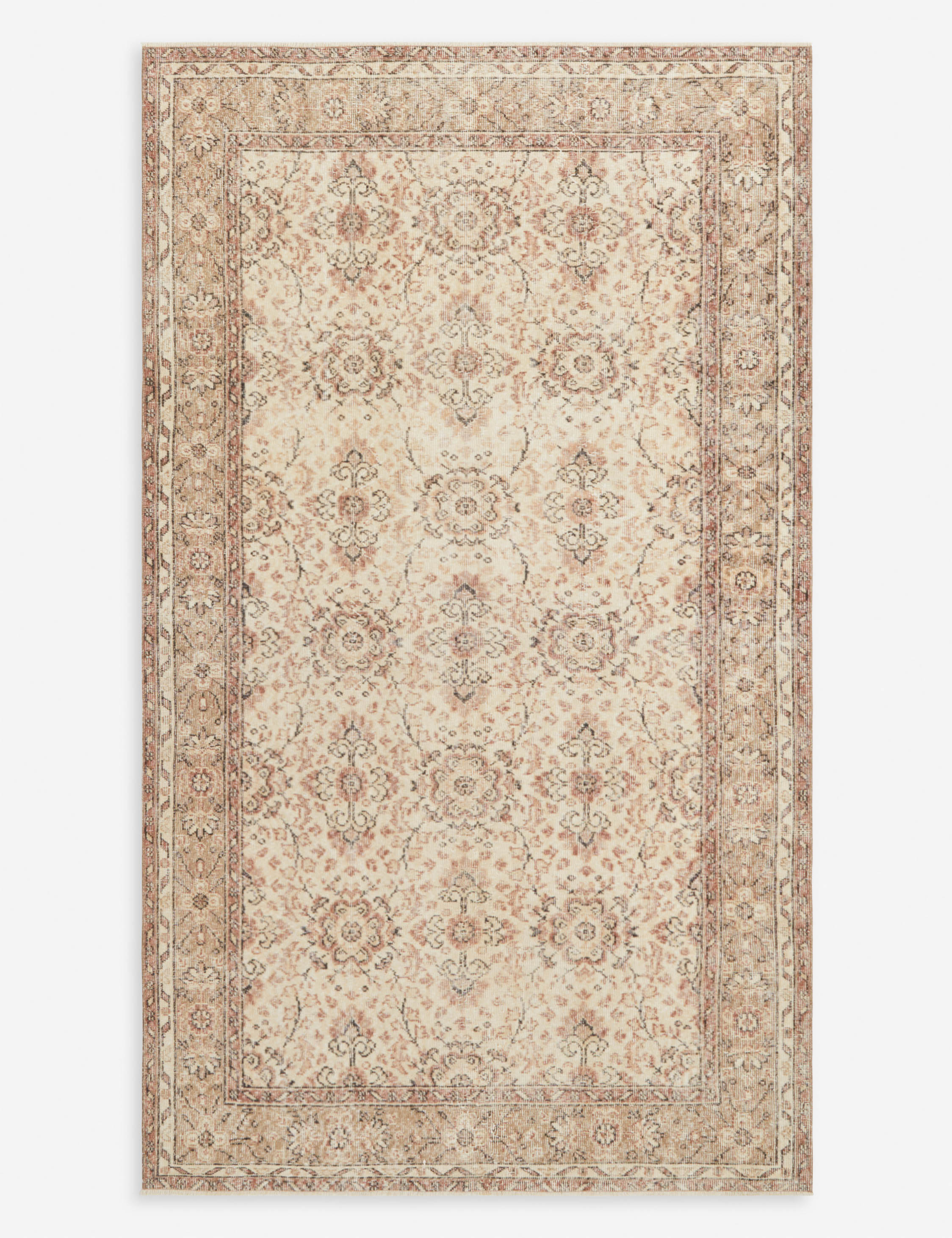 Vintage Turkish Hand-Knotted Wool Rug No. 290, 5'3