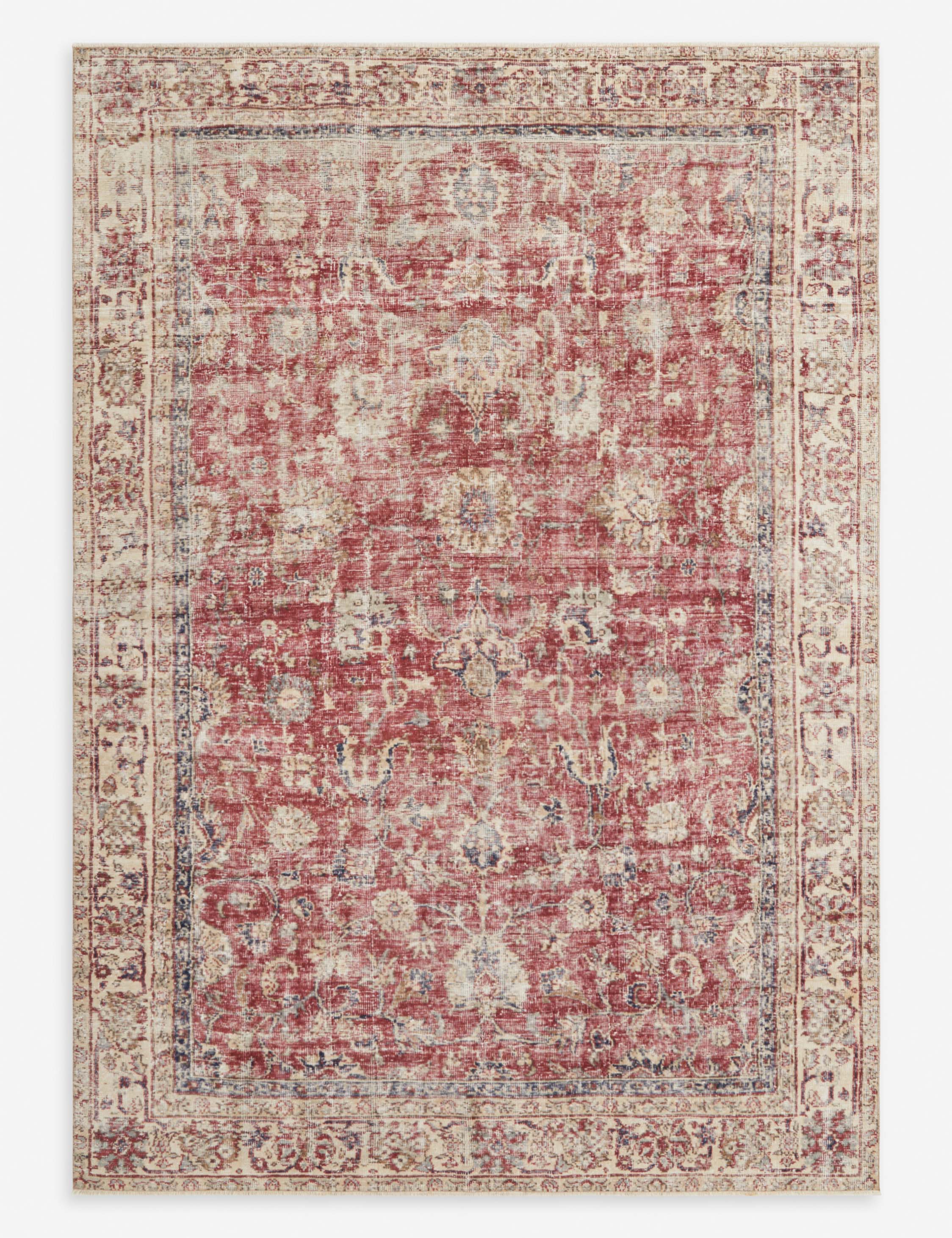 Vintage Turkish Hand-Knotted Wool Rug No. 291, 5'6