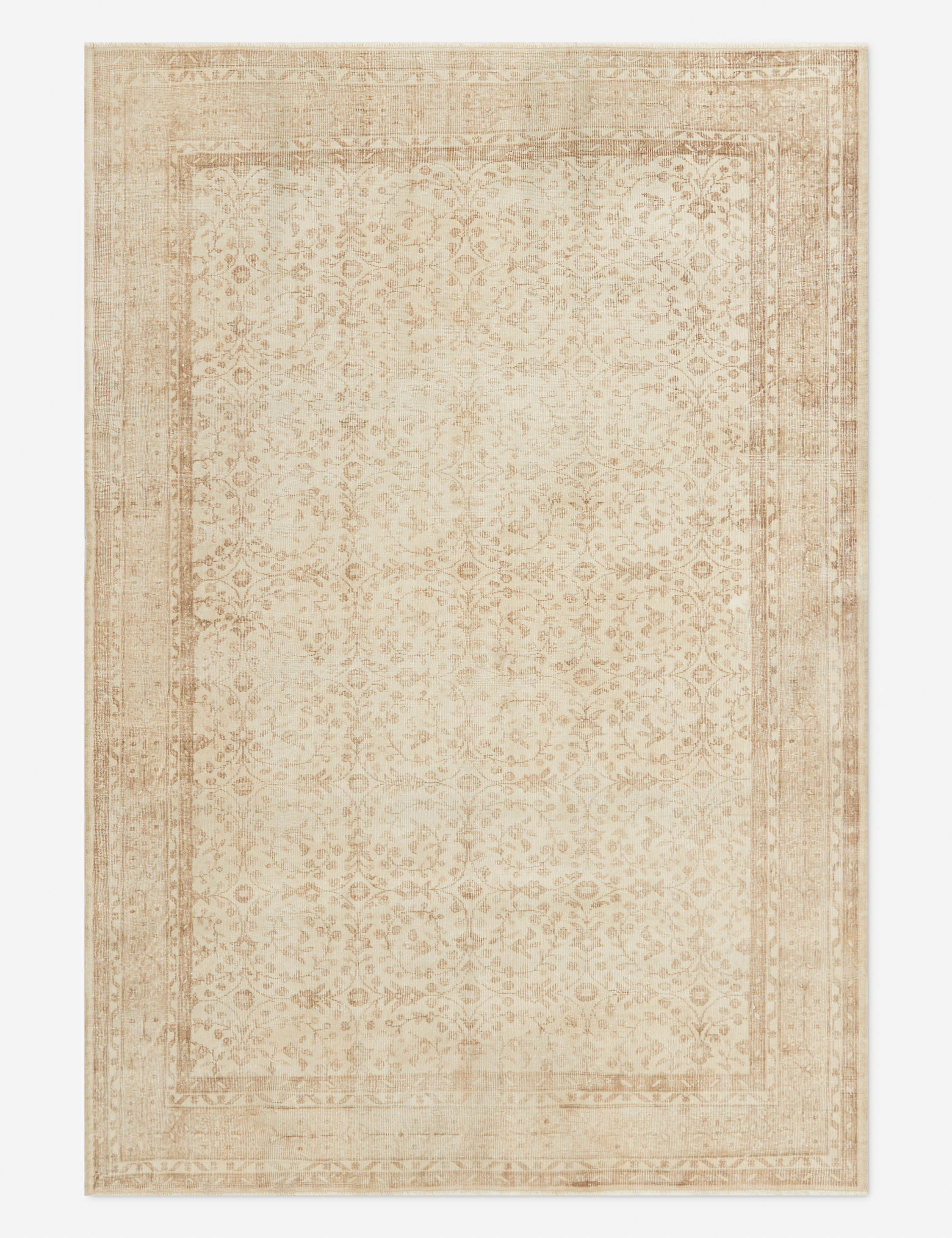 Vintage Turkish Hand-Knotted Wool Rug No. 311, 6'8