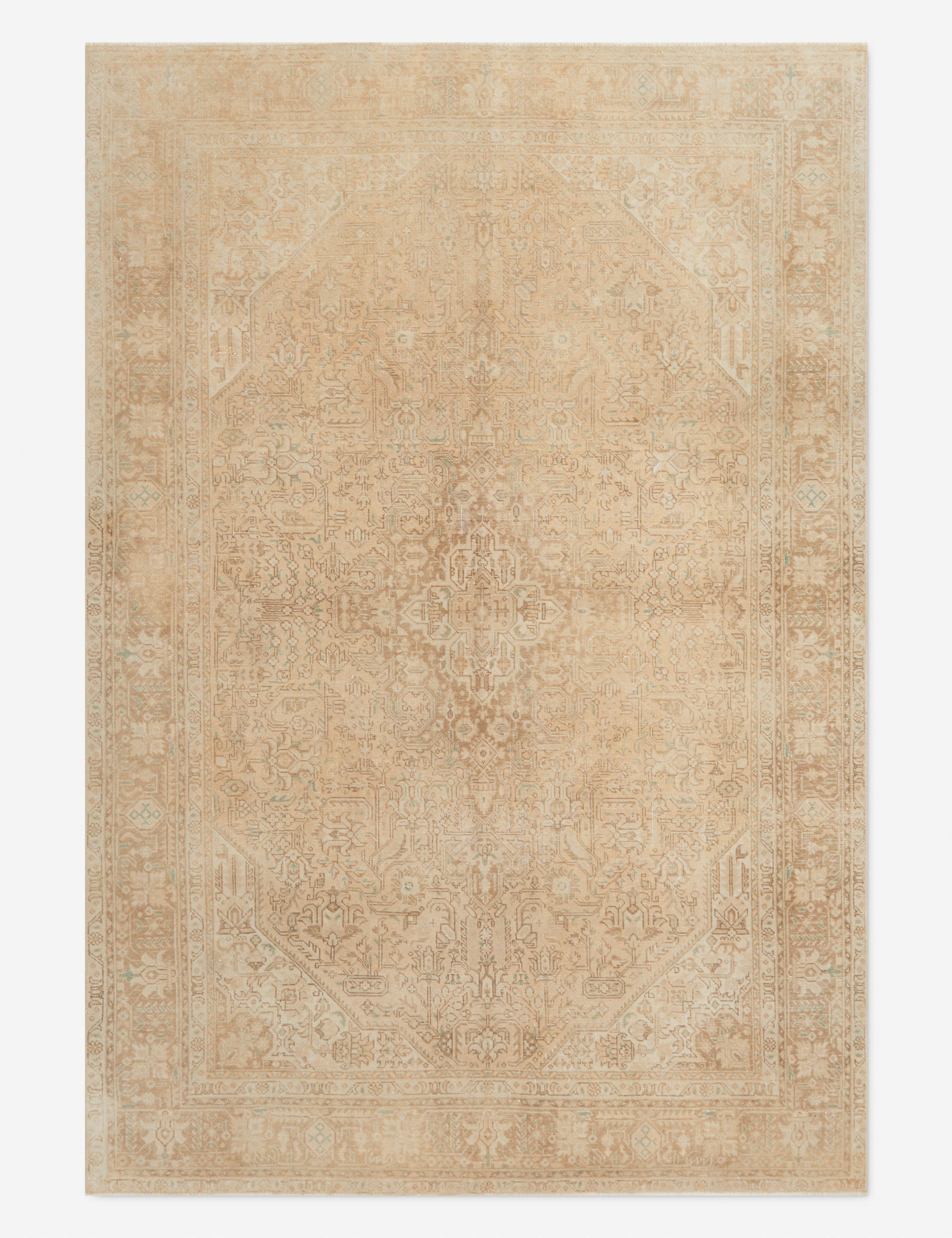 Vintage Turkish Hand-Knotted Wool Rug No. 315, 6'5