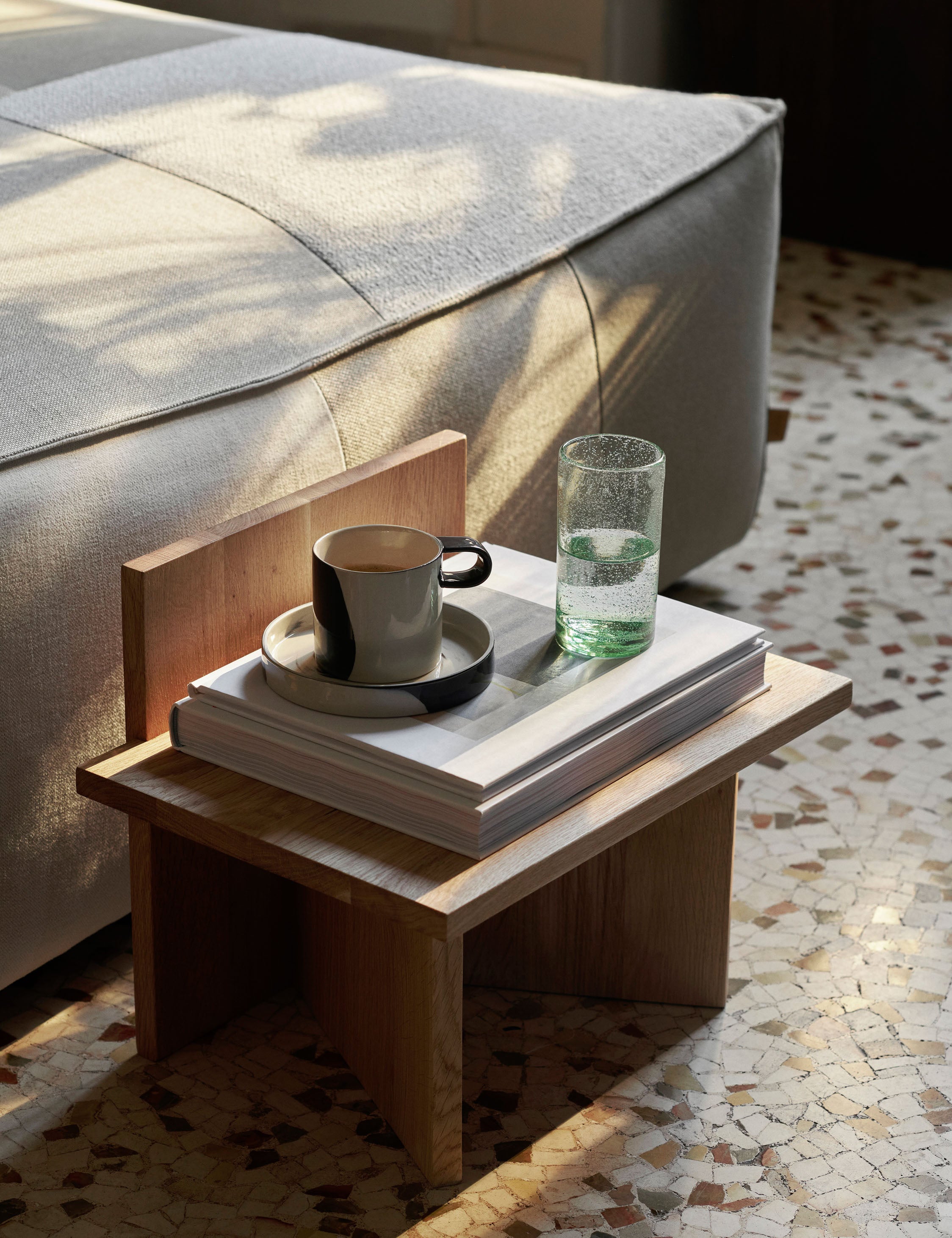 Oli Water Glass by Ferm Living : Green / Tall