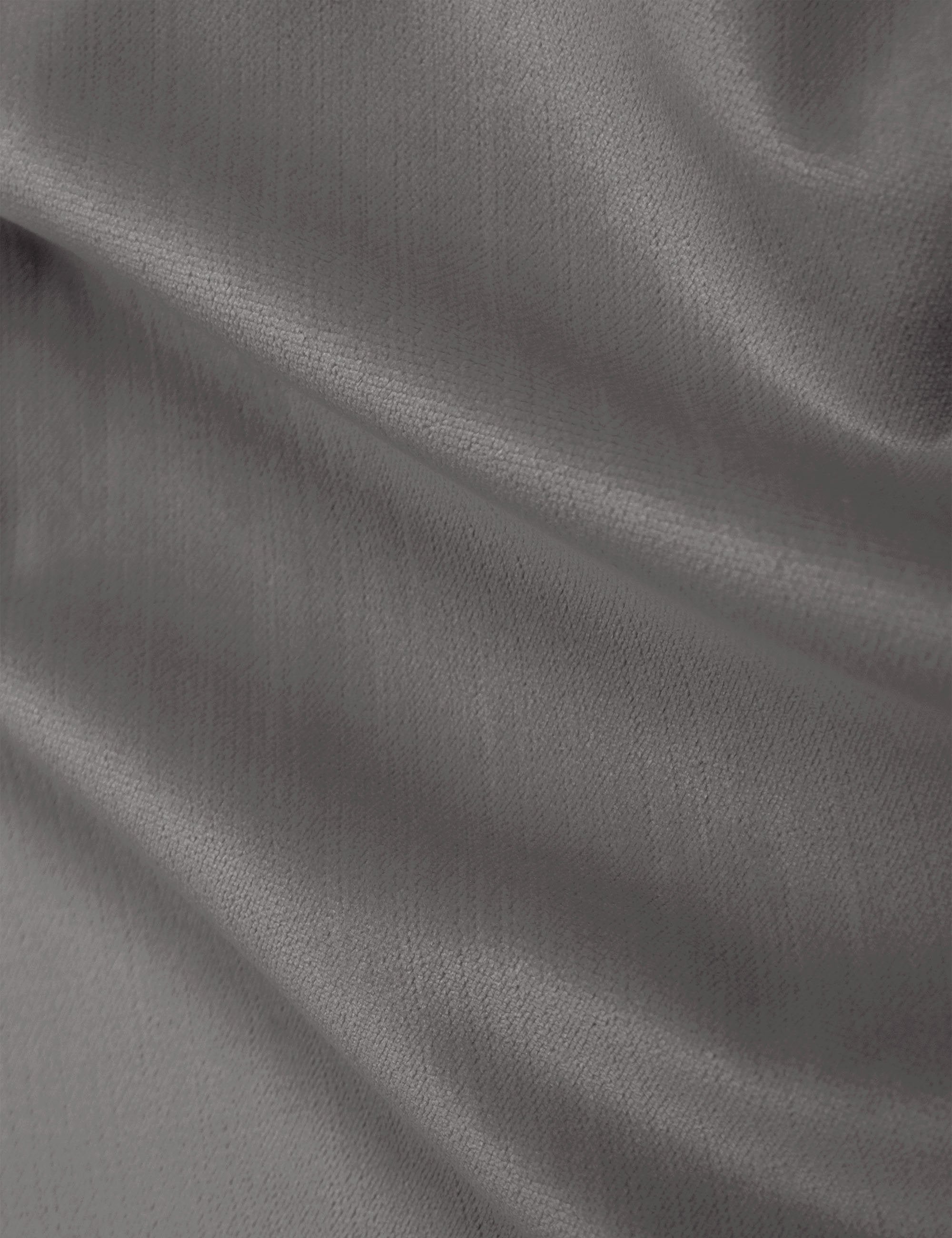 The Steel Velvet fabric on the Bailee ottoman