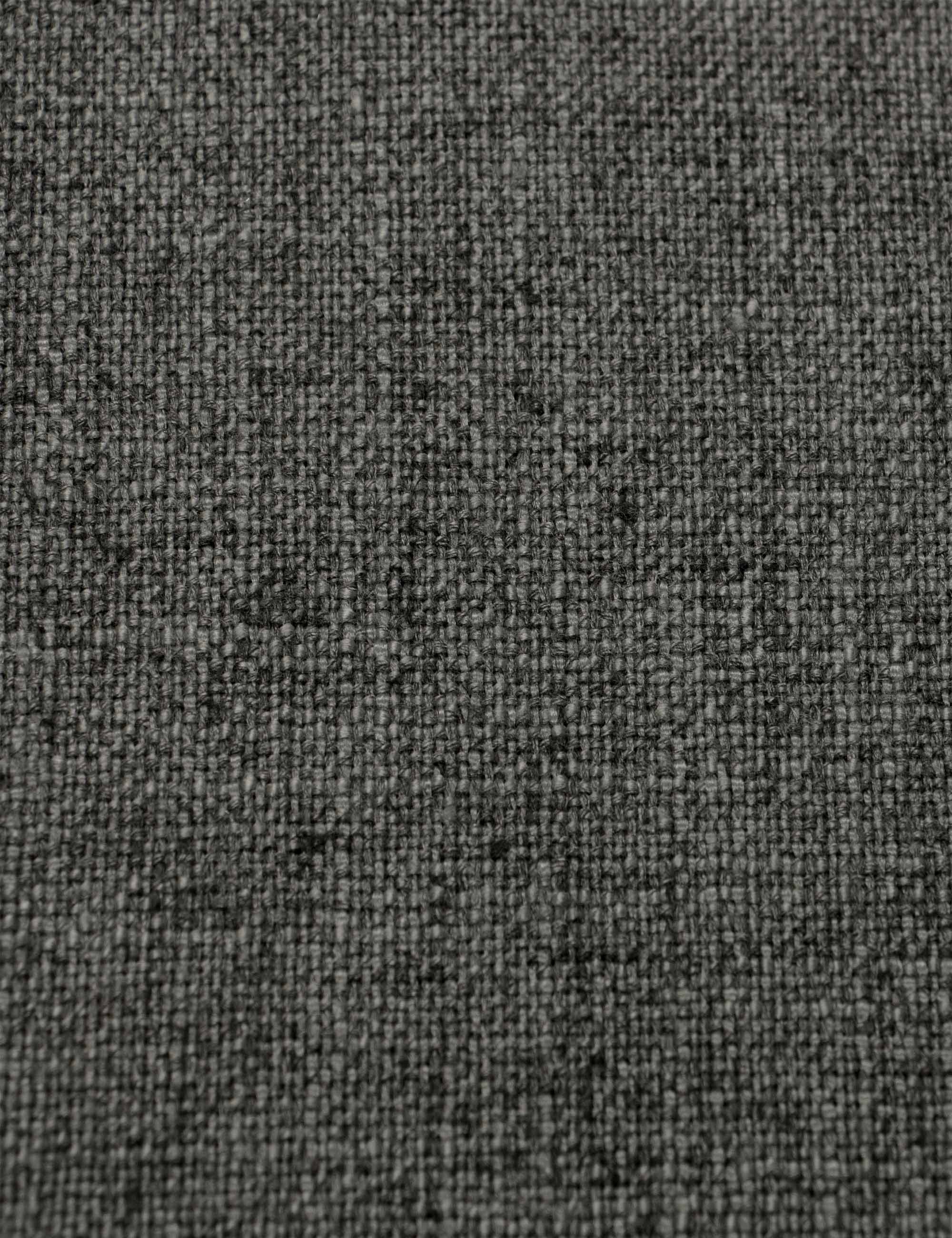 The Charcoal Linen fabric on the Bailee ottoman