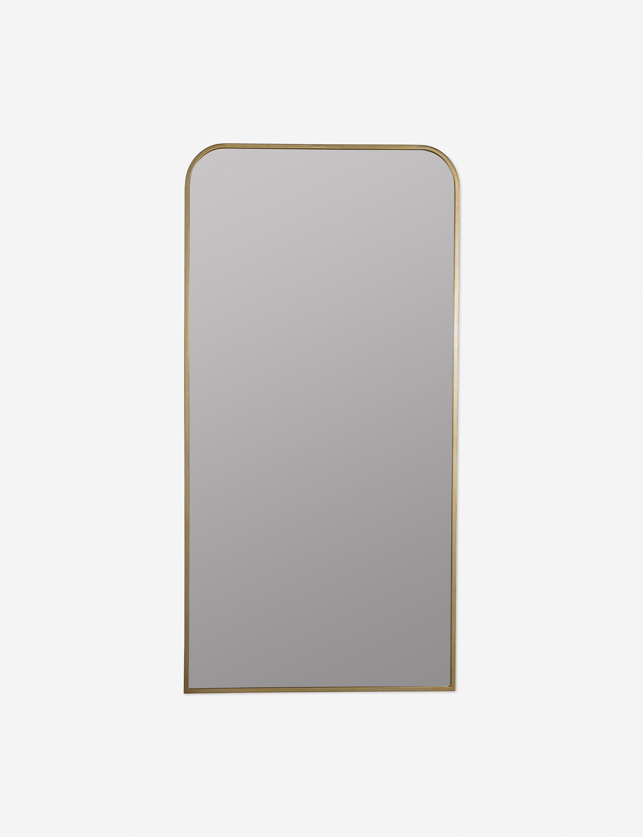 Homare slim, slightly rounded full length mirror