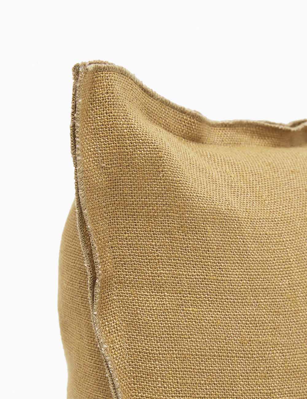 Corner of the arlo Marigold square pillow