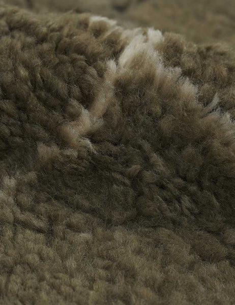 color::khaki #size::6--x-9- #size::8--x-10- #size::9--x-12- #size::10--x-14- #size::12--x-15- | Wool fabric on the Khaki green Irregular Grid Rug by Sarah Sherman Samuel