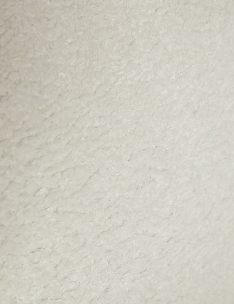 | The faux sherpa material