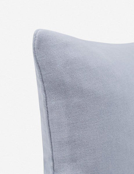 #color::ice-blue #size::20--x-20- #style::square  #fill type::with-feather-down-insert  #fill type::pillow-cover-only |   Corner of Charlotte 