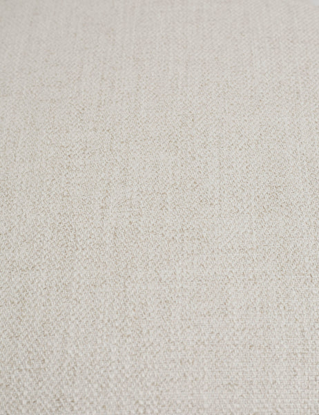 #color::whitewash | Woven ivory fabric