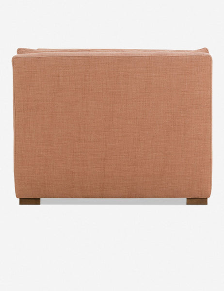 #color::Pink | Side of the Elvie Pink Linen chaise