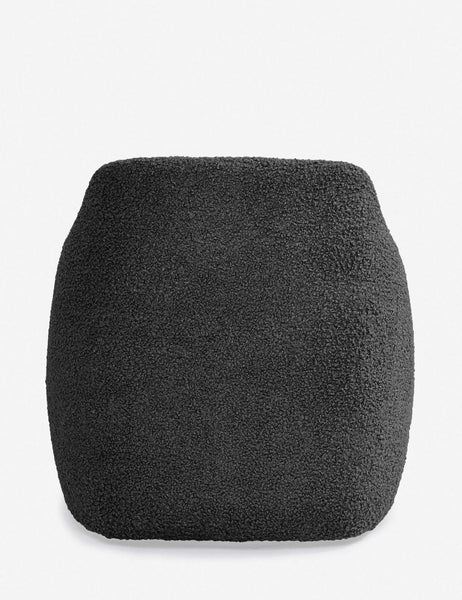 #color::slate-boucle | Back of the Tobi Slate Boucle swivel chair