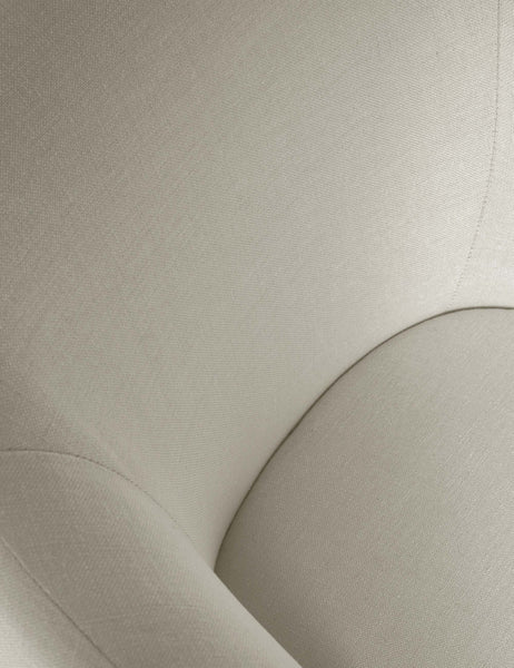 #color::flax | Close-up of the flax linen fabric